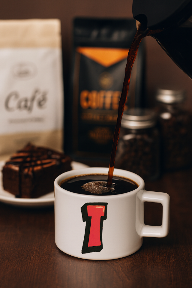 Harf Baskılı Kahve Kupası