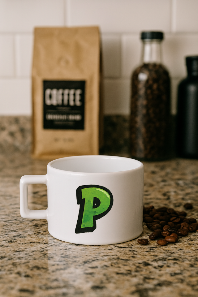 KAHVE KUPASI HARF BASKILI