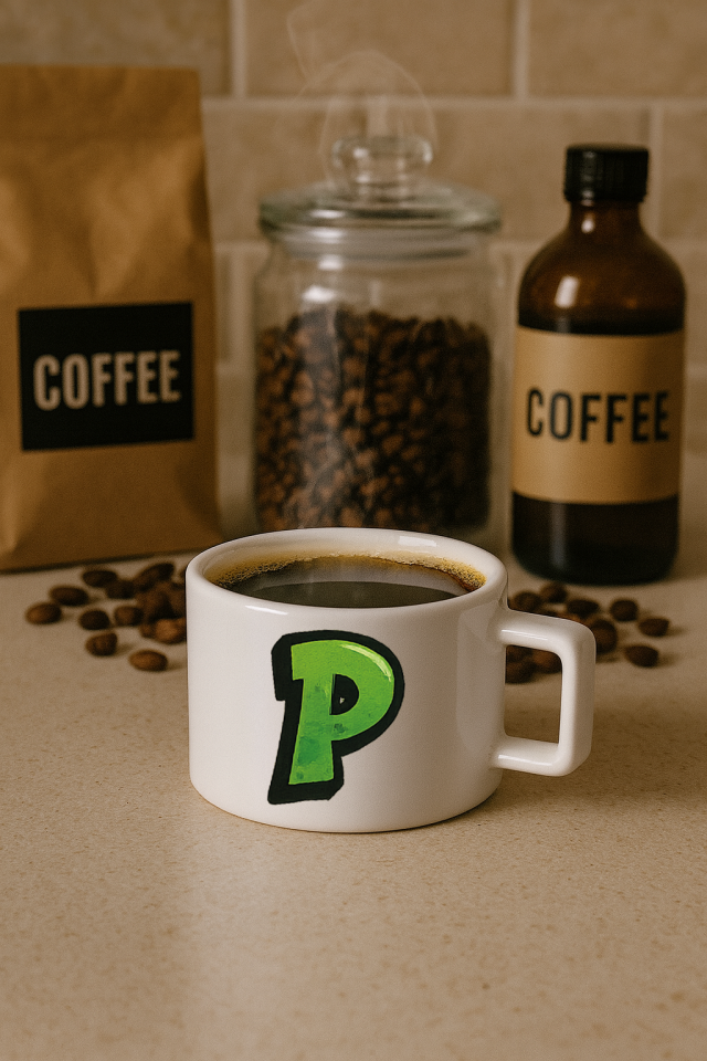 Harf Baskılı Kahve Kupası