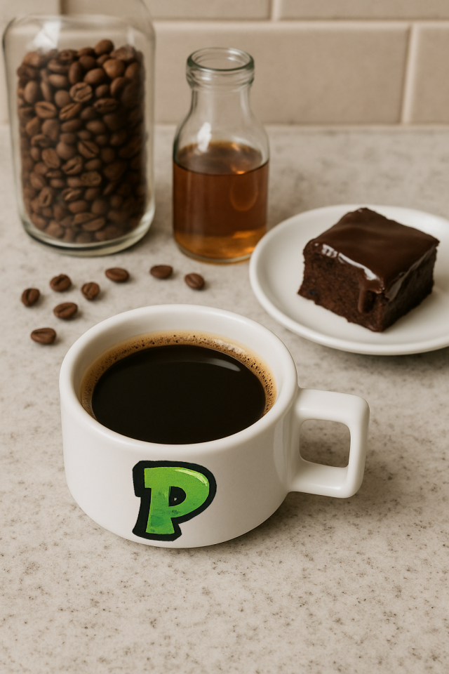 KAHVE KUPASI HARF BASKILI