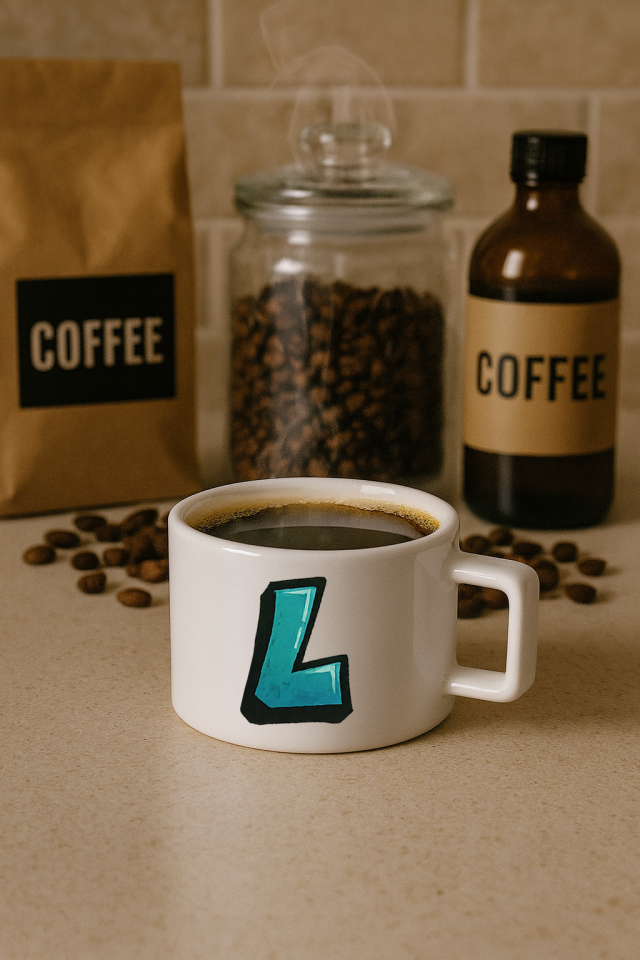 KAHVE KUPASI HARF BASKILI