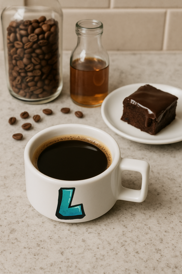 KAHVE KUPASI HARF BASKILI