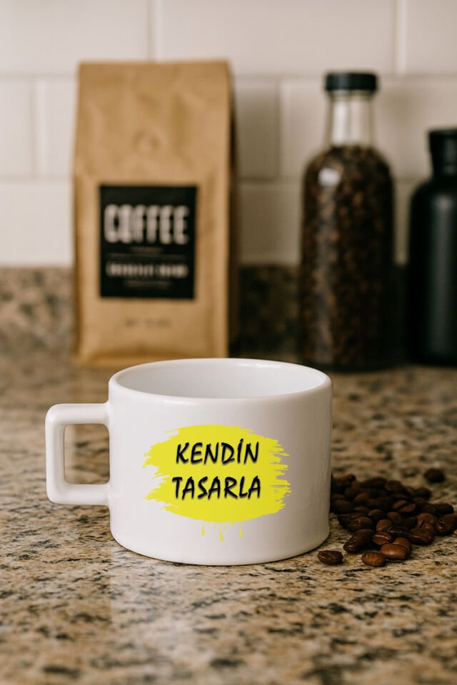 Kendin tasarla bardak - Kişiye özel bardak Nescafe Bardağı