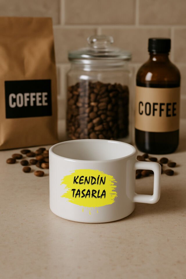 Kendin tasarla bardak - Kişiye özel bardak Nescafe Bardağı