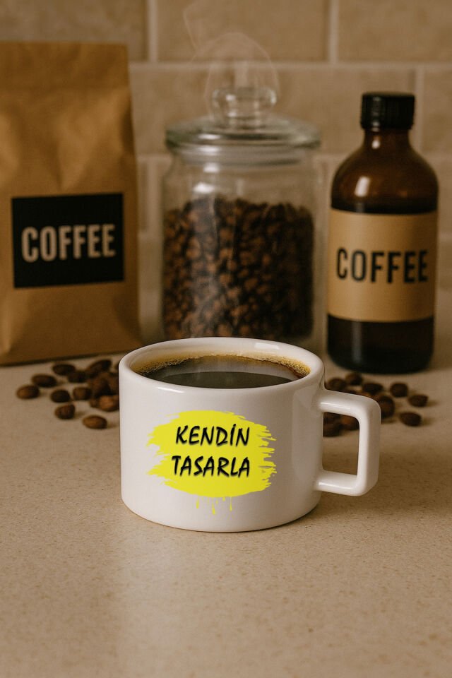 Kendin tasarla bardak - Kişiye özel bardak Nescafe Bardağı