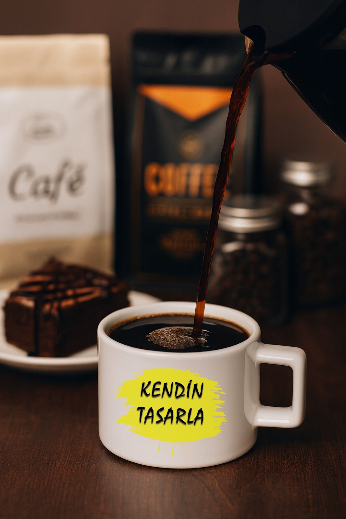 Kendin tasarla bardak - Kişiye özel bardak Nescafe Bardağı