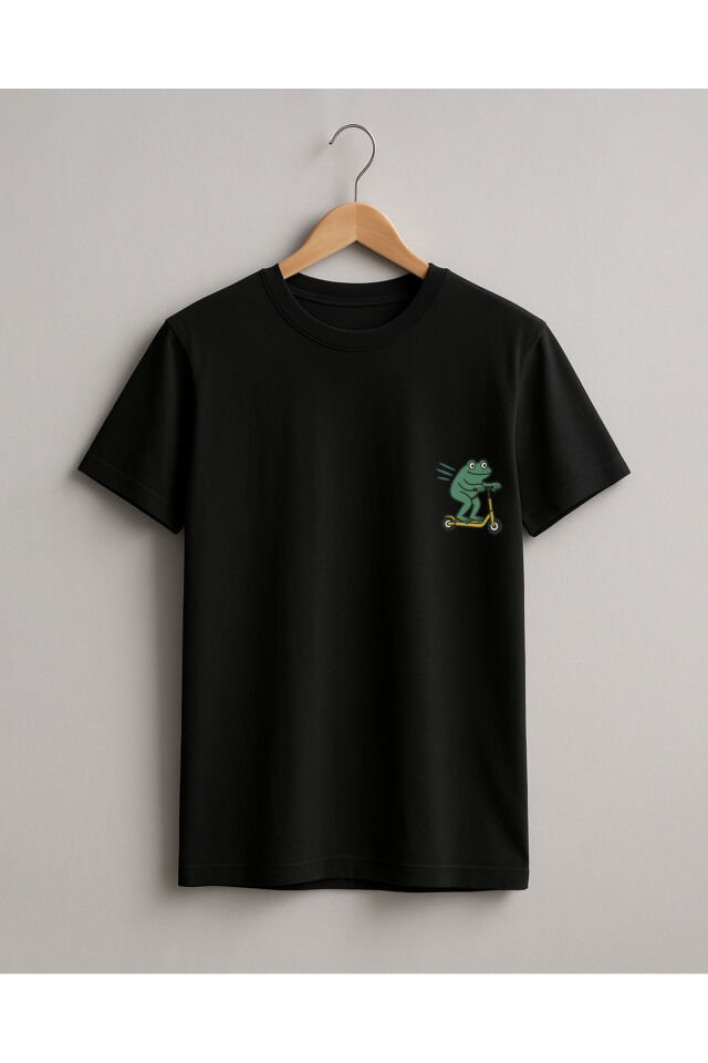 Tişört Unisex (Kurt) Erkek Si̇yah - 4-5 Yaş