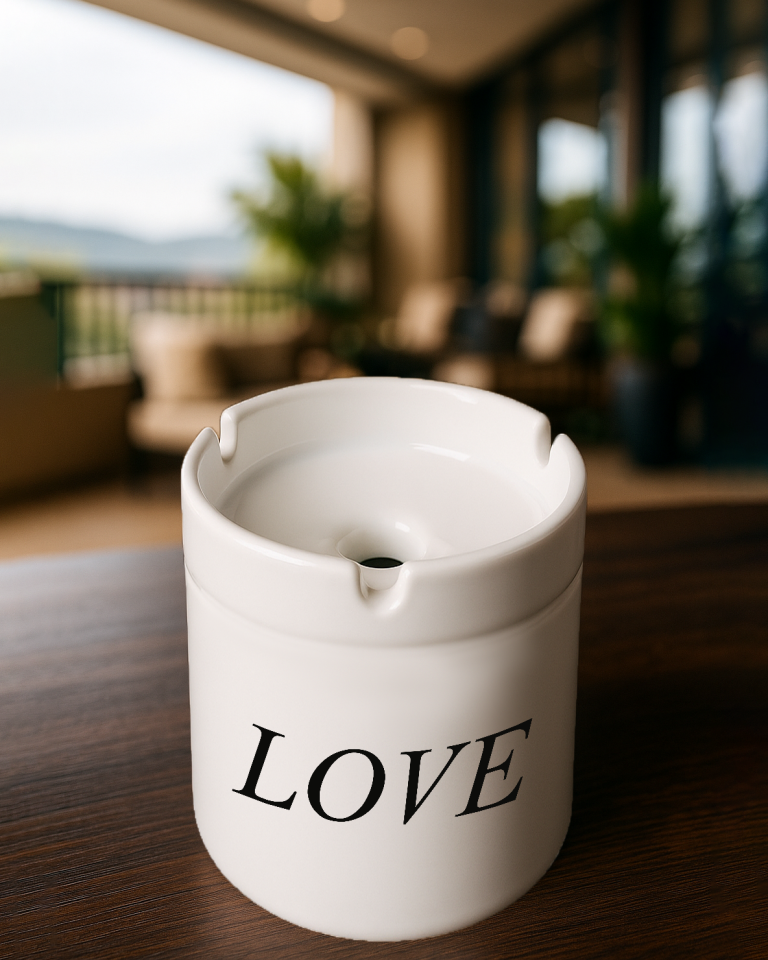 Baskılı Küllük Love