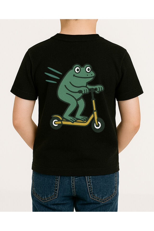 Tişört Unisex (Kurt) Erkek Si̇yah - S