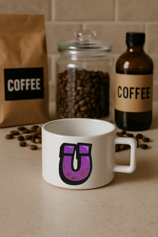 KAHVE KUPASI HARF BASKILI