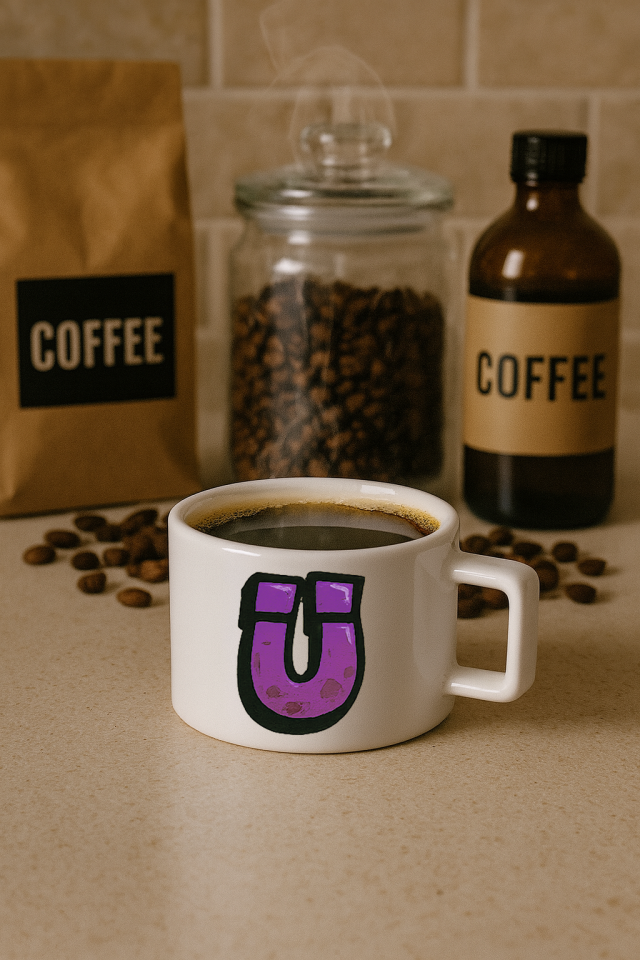 KAHVE KUPASI HARF BASKILI