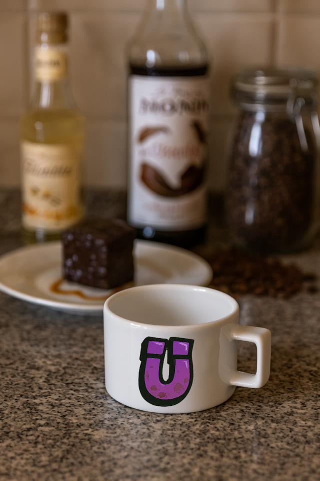 Harf Baskılı Kahve Kupası