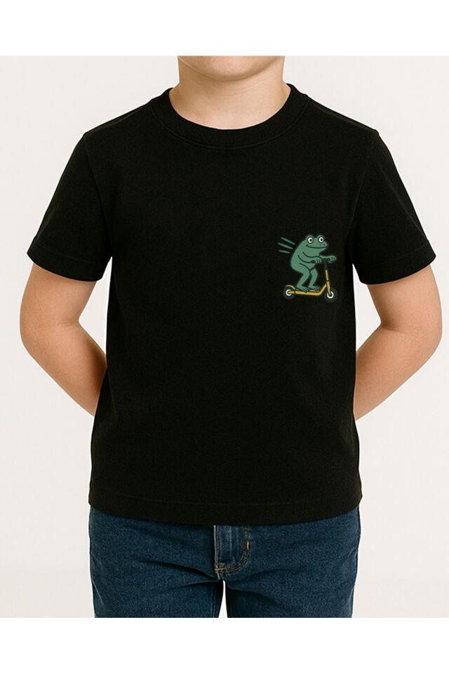 Tişört Unisex (Kurt) Erkek Si̇yah - M