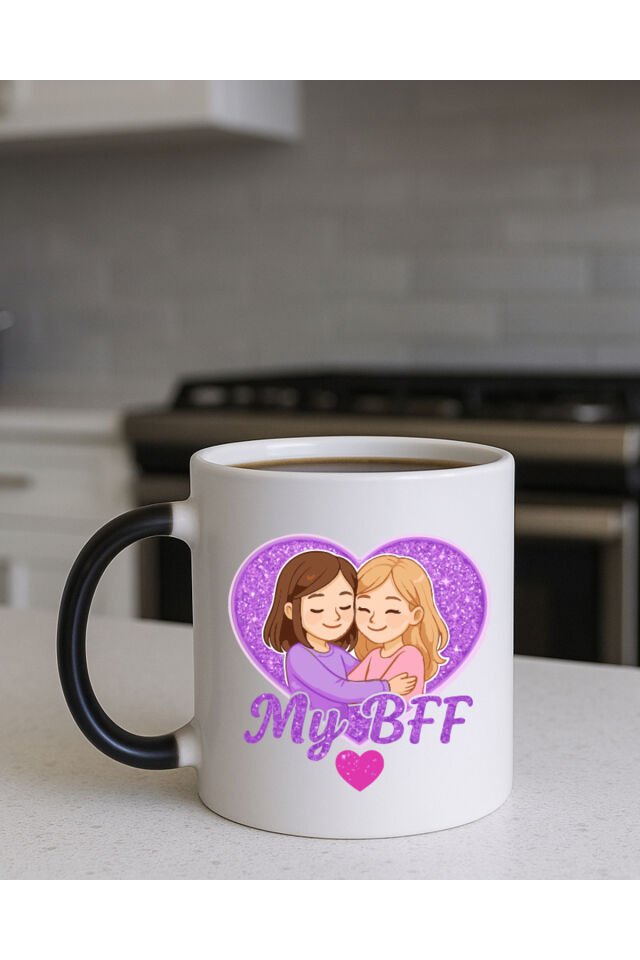Best Forever Friend Sihirli Bardak Si̇yah