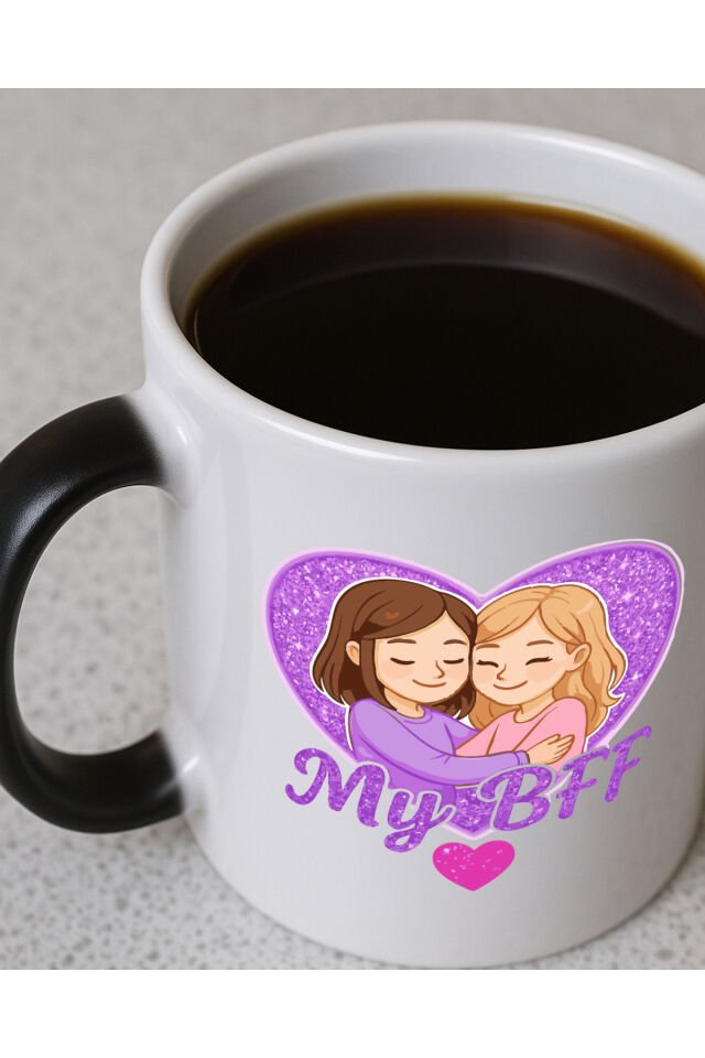 Best Forever Friend Sihirli Bardak Si̇yah