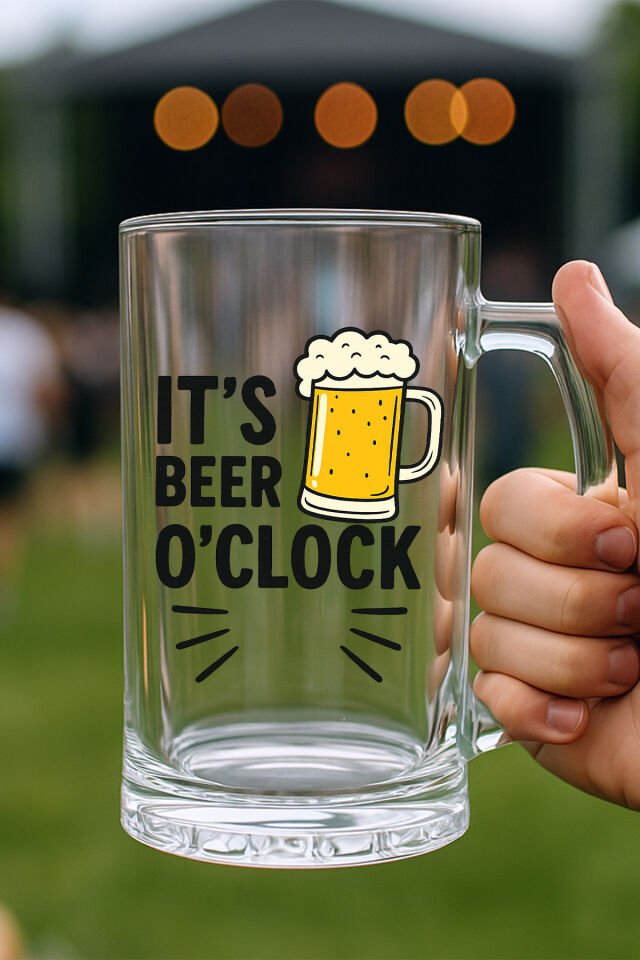 Bira bardağı O'Clock Beyaz