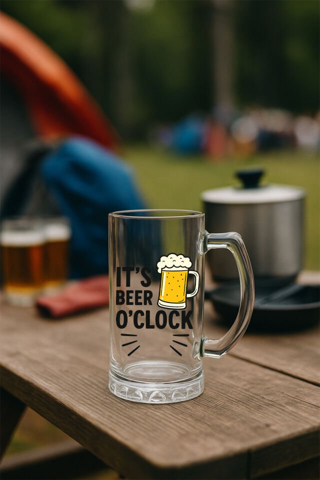 Bira bardağı O'Clock Beyaz