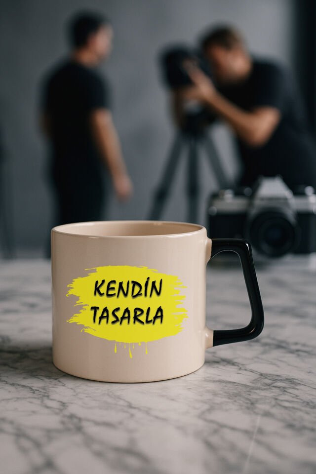 Kendin tasarla bardak - Kişiye özel bardak Siyah2
