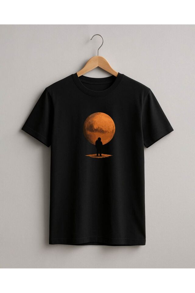 Tişört Unisex (Mars) Erkek Si̇yah - M