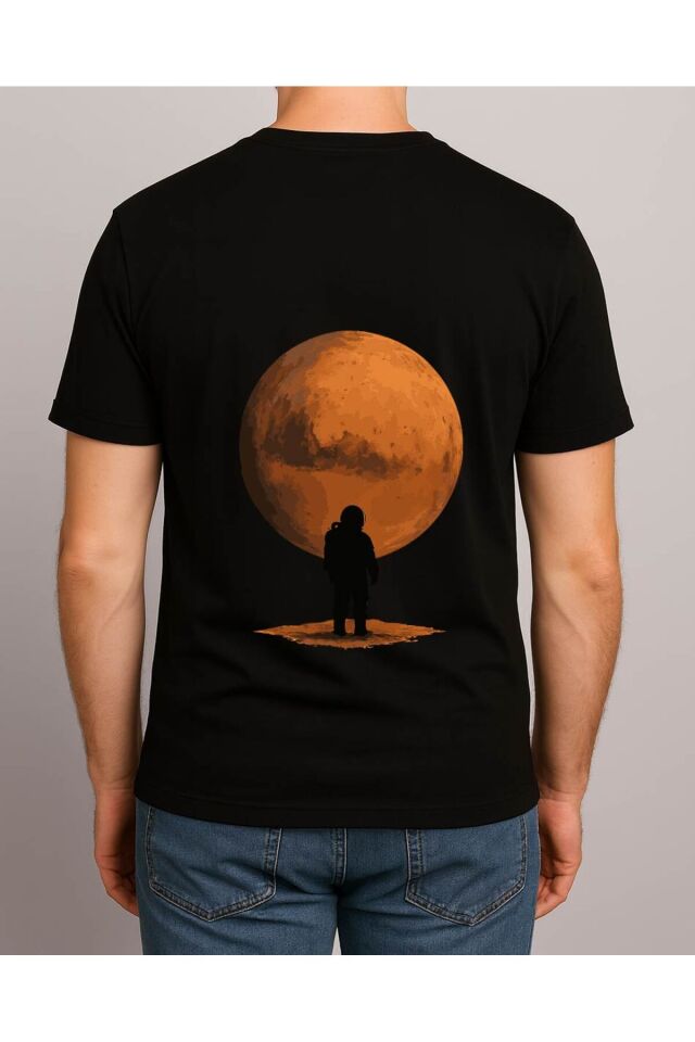 Tişört Unisex (Mars) Erkek Si̇yah - XL