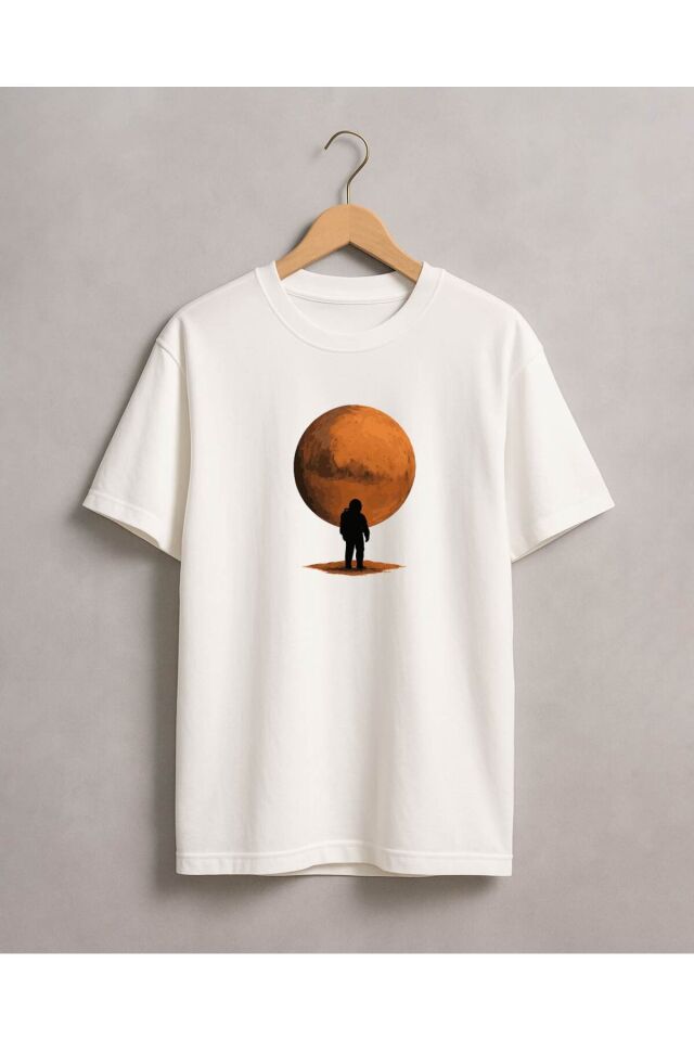 Tişört Unisex Çocuk (Mars) Kiz Beyaz - 10-11 Yaş