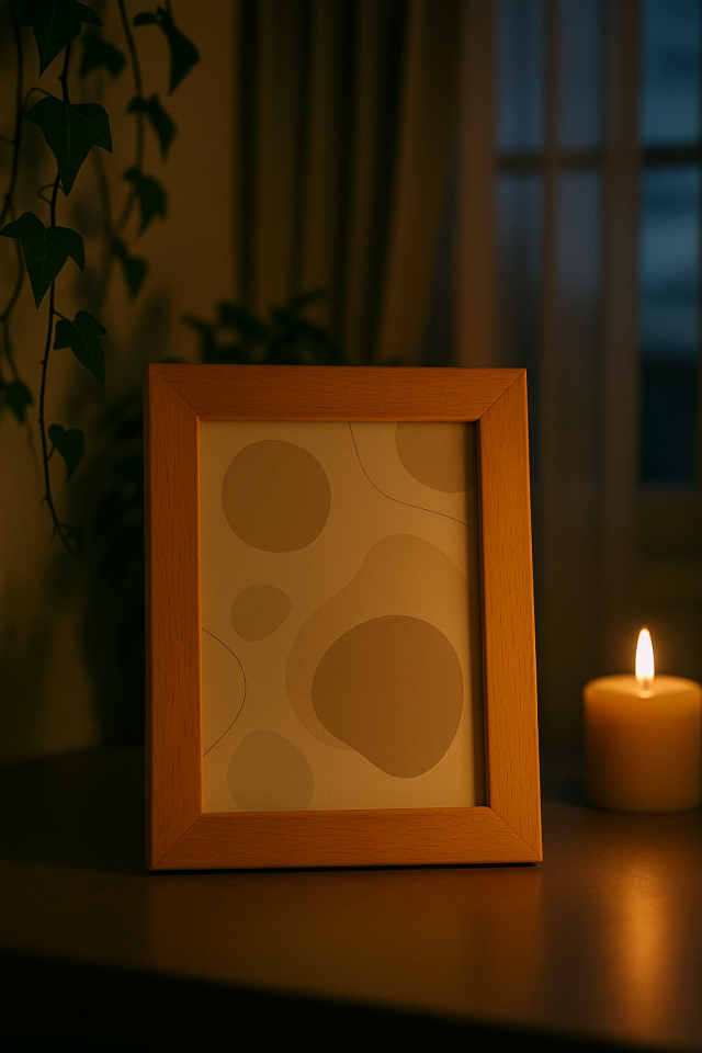 10X15 BOYUTUNDA AHŞAP ÇERÇEVE