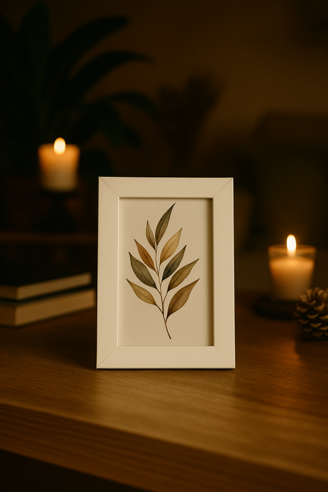 10X15 BOYUTUNDA BEYAZ ÇERÇEVE