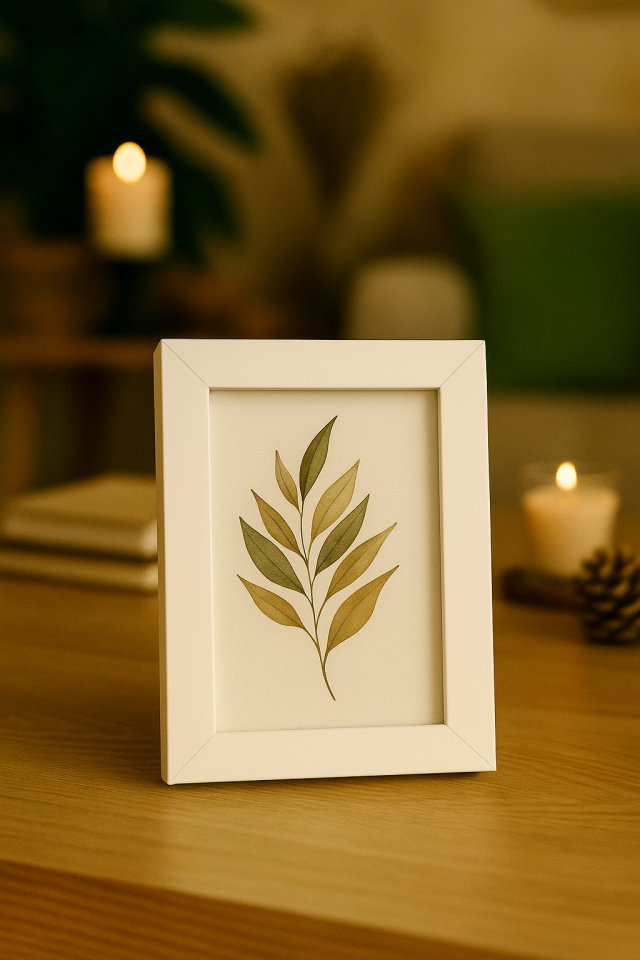 10X15 BOYUTUNDA BEYAZ ÇERÇEVE