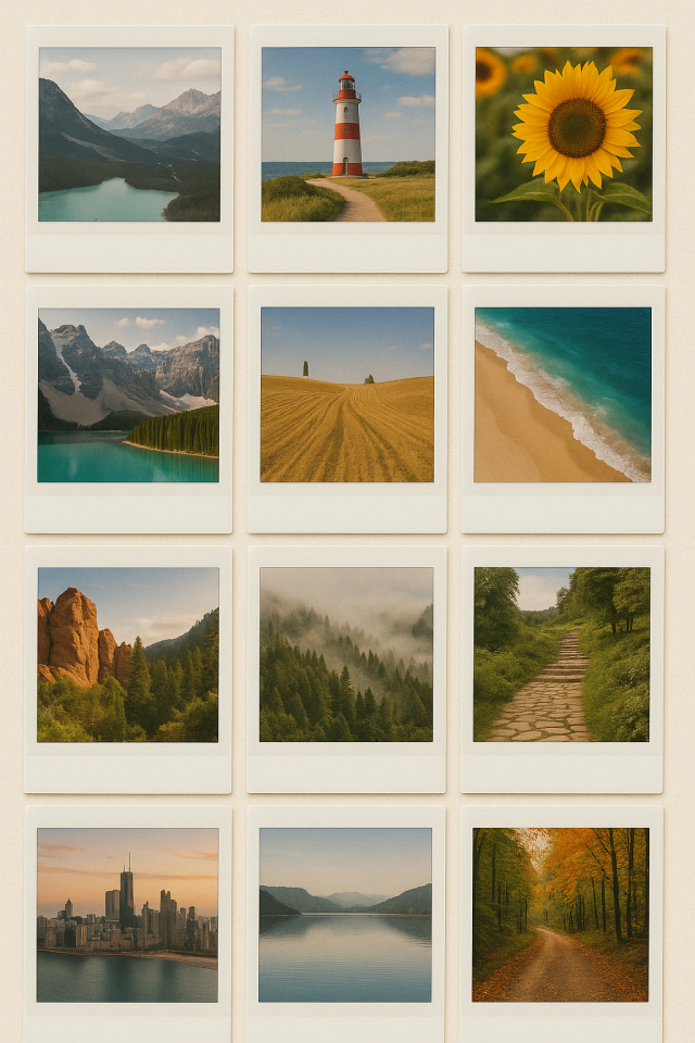 POLAROİD BASKI 12'Li