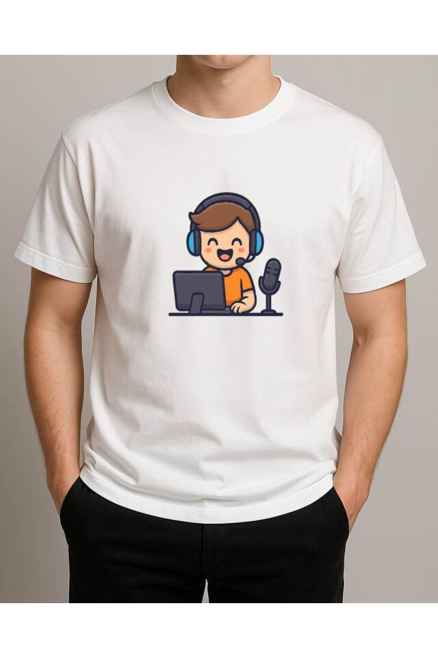 Tişört Unisex (Müşteri Temsilcisi) Erkek Beyaz - XL
