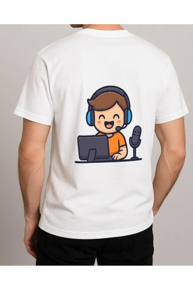 Tişört Unisex (Müşteri Temsilcisi) Erkek Beyaz - 2XL