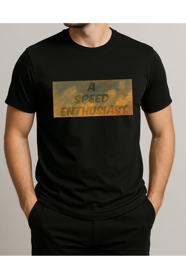 Tişört Unisex (Araba1) Siyah - M