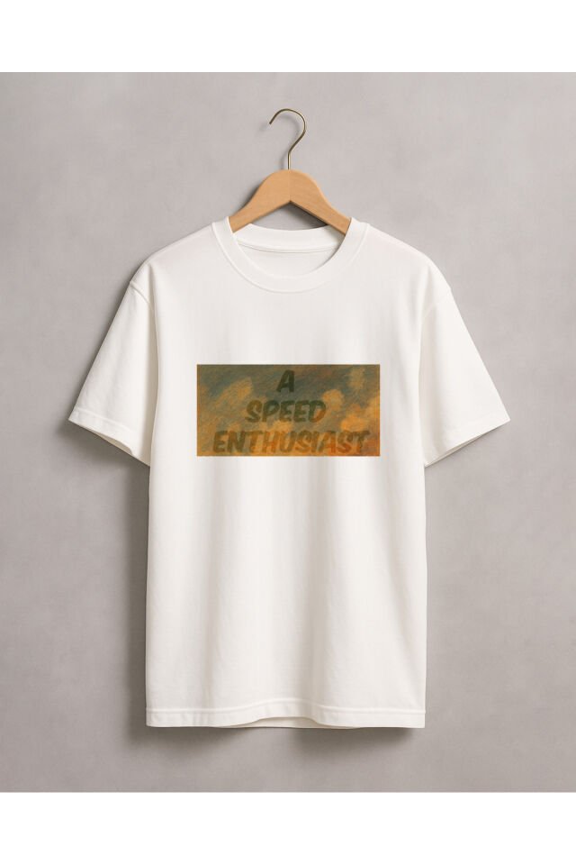 Tişört Unisex Çocuk (Araba1) Beyaz - M