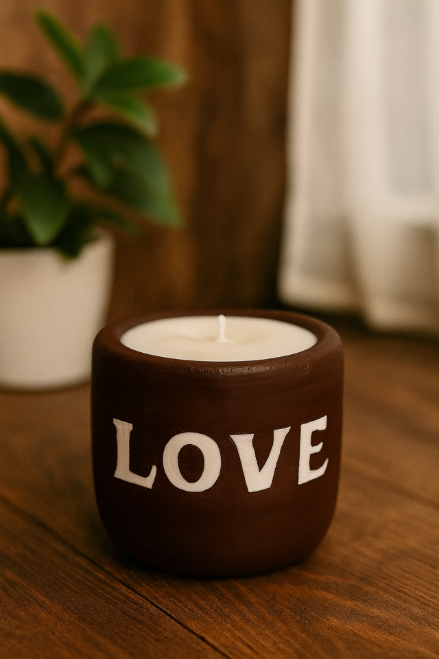 DEKORATİF MUM LOVE