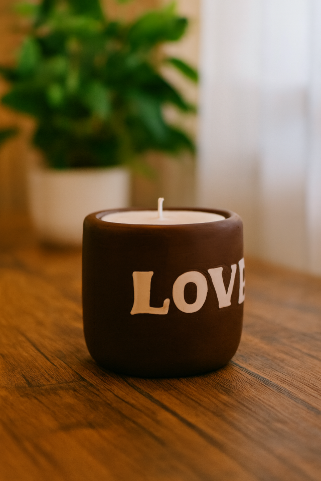 DEKORATİF MUM LOVE