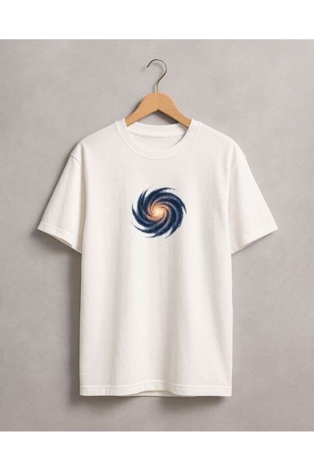 Tişört Unisex (Samanyolu) Erkek Beyaz - XL