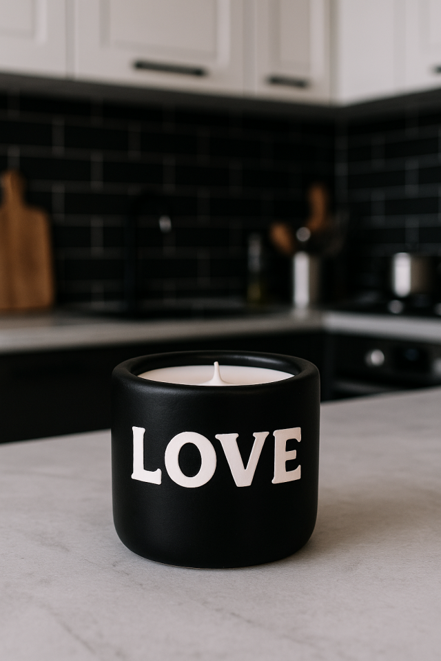 DEKORATİF MUM LOVE