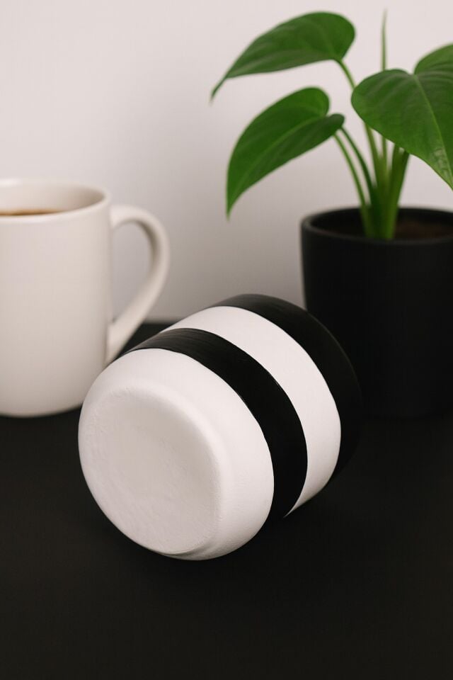 DEKORATİF MUM ÇİZGİLİ