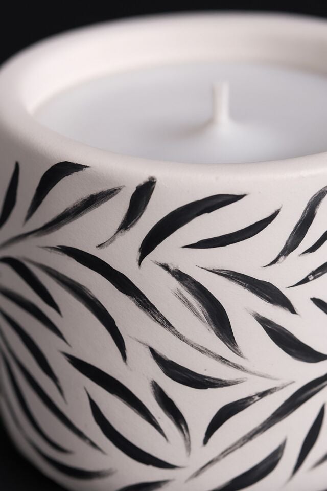 DEKORATİF MUM DESENLİ