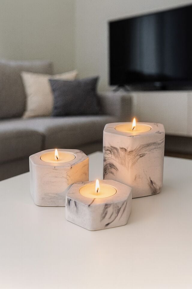 Dekoratif Tealight Mum