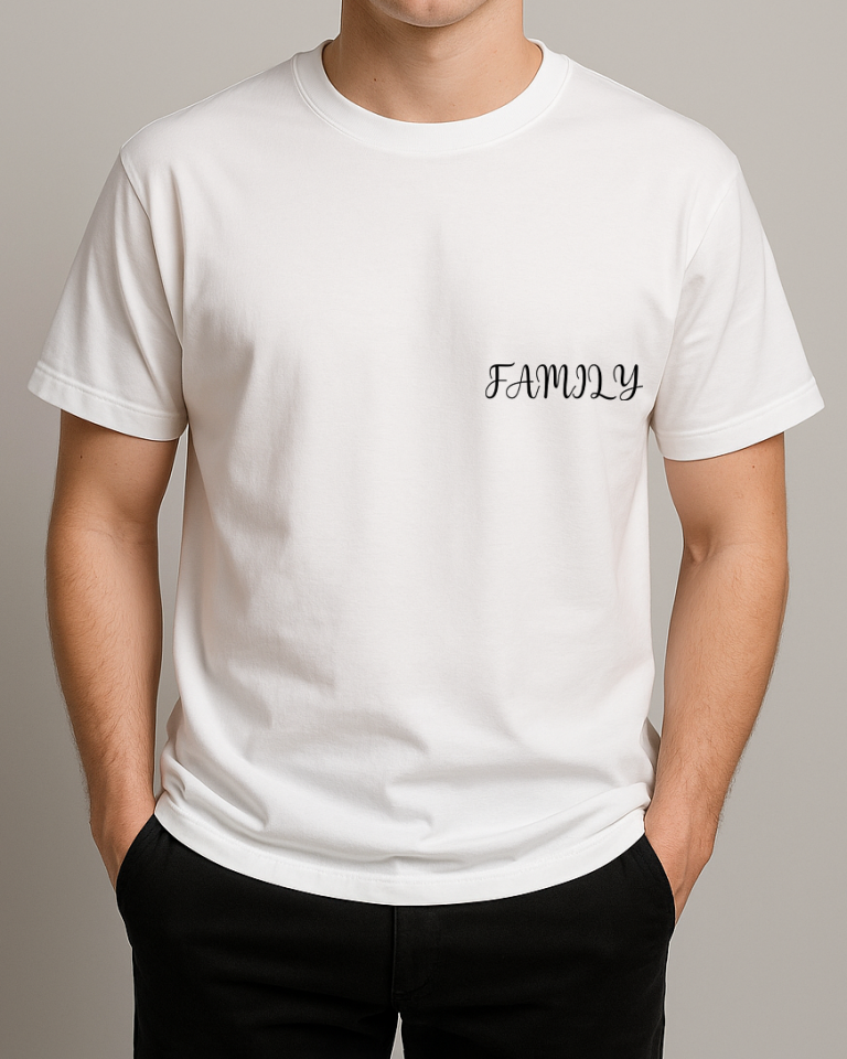 Kendin Tasarla Tişört Erkek-Aile Ağacı