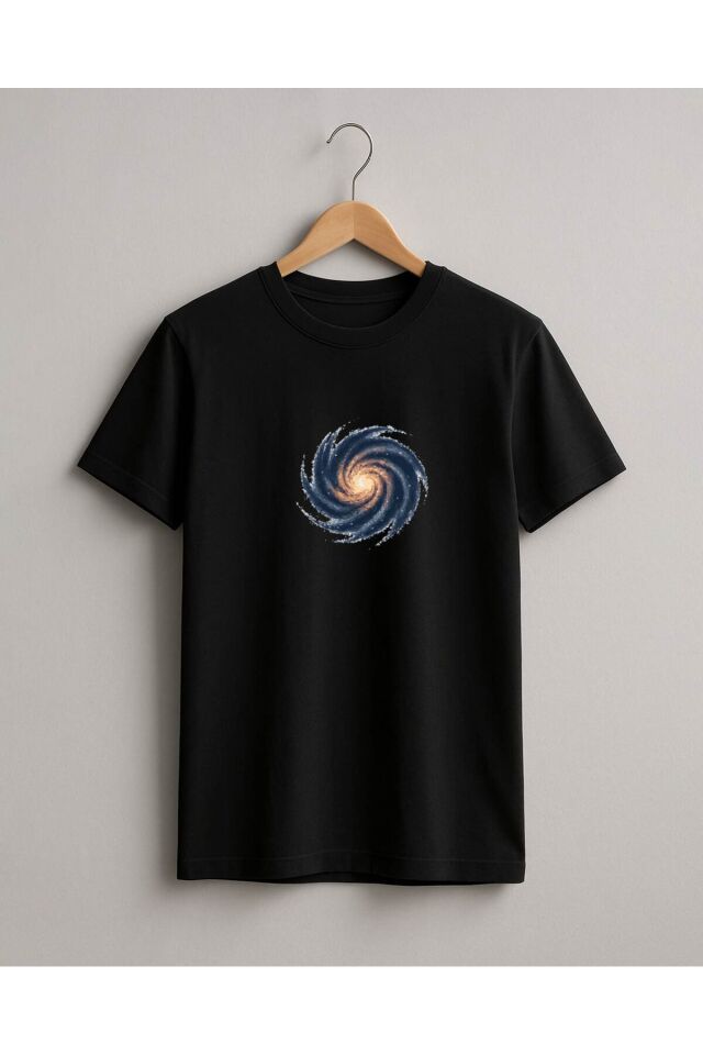 Tişört Unisex (Samanyolu) Kadin Si̇yah - 2XL