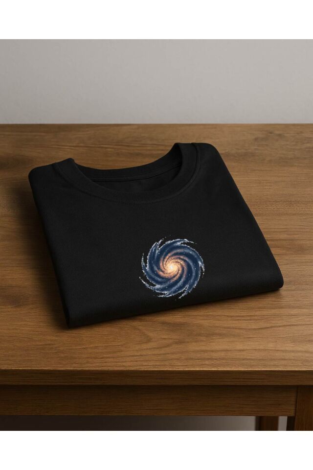 Tişört Unisex (Samanyolu) Kadin Si̇yah - 2XL