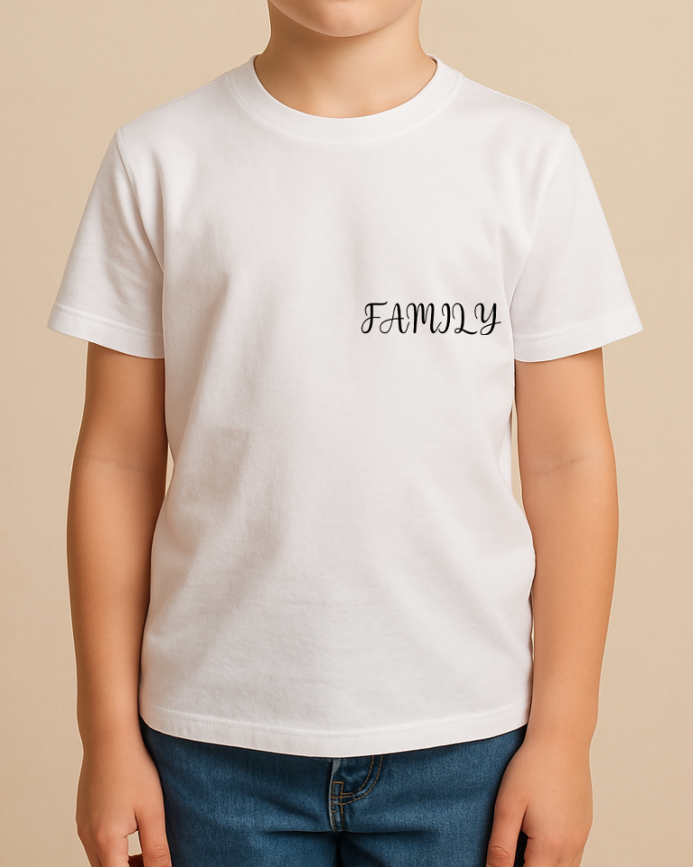 Kendin Tasarla Tişört Erkek Çocuk-Aile Ağacı
