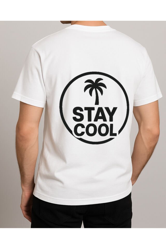Tişört Unisex (Stay Cool) Erkek Beyaz - 2XL