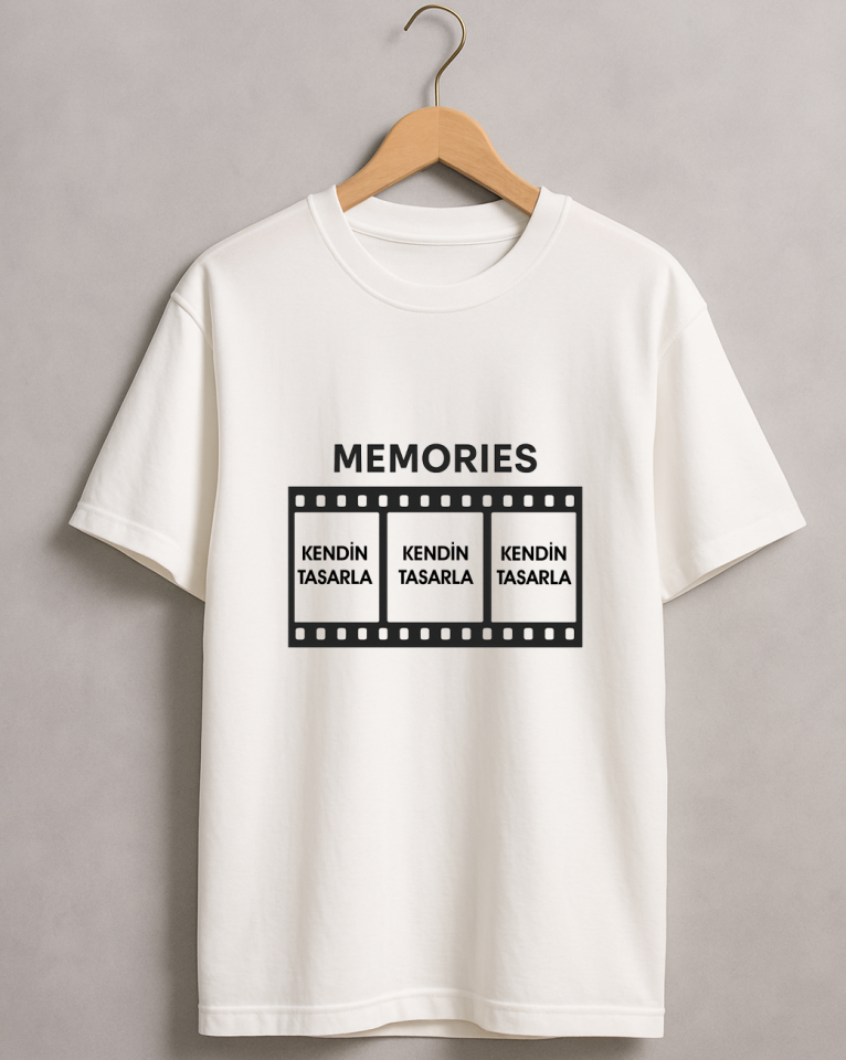 Kendin Tasarla Tişört Kız Çocuk-Film Şeridi