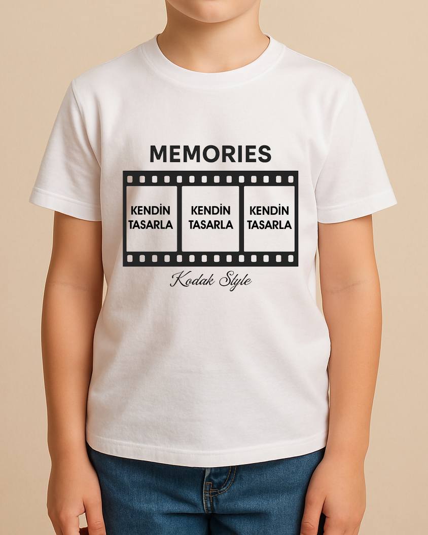 Kendin Tasarla Tişört Erkek Çocuk-Film Şeridi