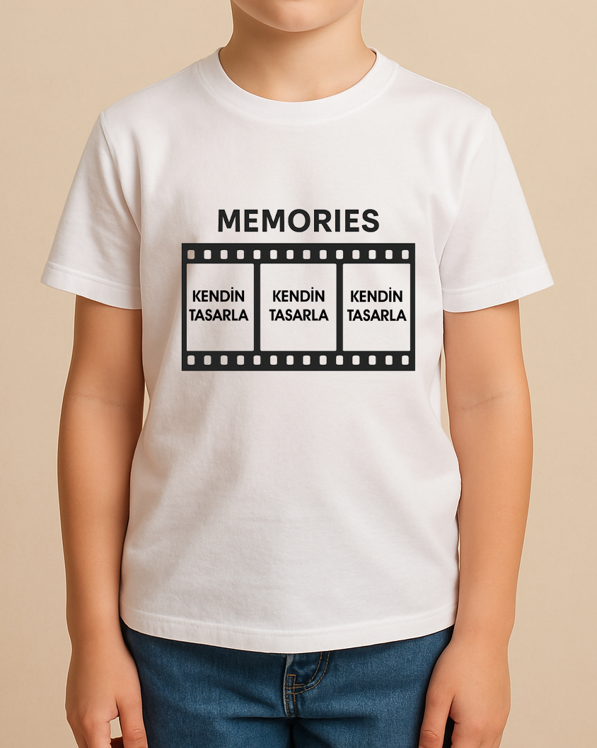 Kendin Tasarla Tişört Erkek Çocuk-Film Şeridi