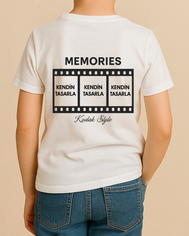 Kendin Tasarla Tişört Erkek Çocuk-Film Şeridi