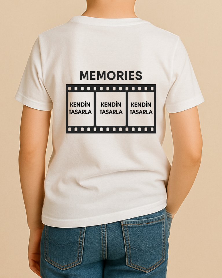 Kendin Tasarla Tişört Erkek Çocuk-Film Şeridi